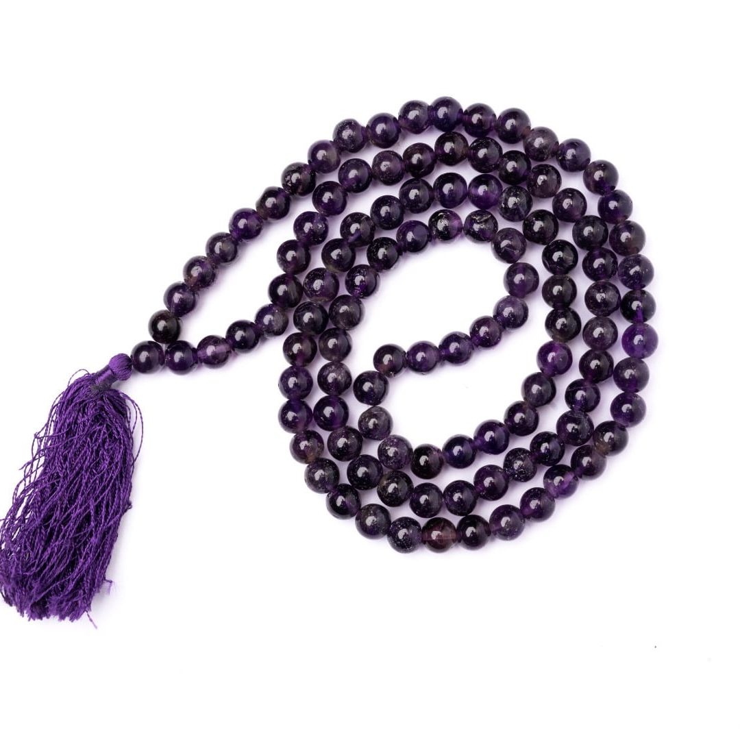 Amethyst Crystal Mala